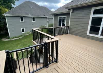 Our specialists begin with a thorough inspection of your deck’s structure to ensure that the framing is indeed in good condition and suitable for resurfacing.