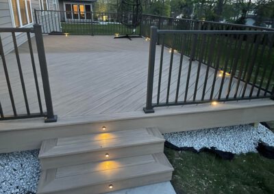 Our expert deck resurfacing team can rejuvenate your deck with fresh decking and railing, transforming it into a beautiful and safe place for you and your family to enjoy.